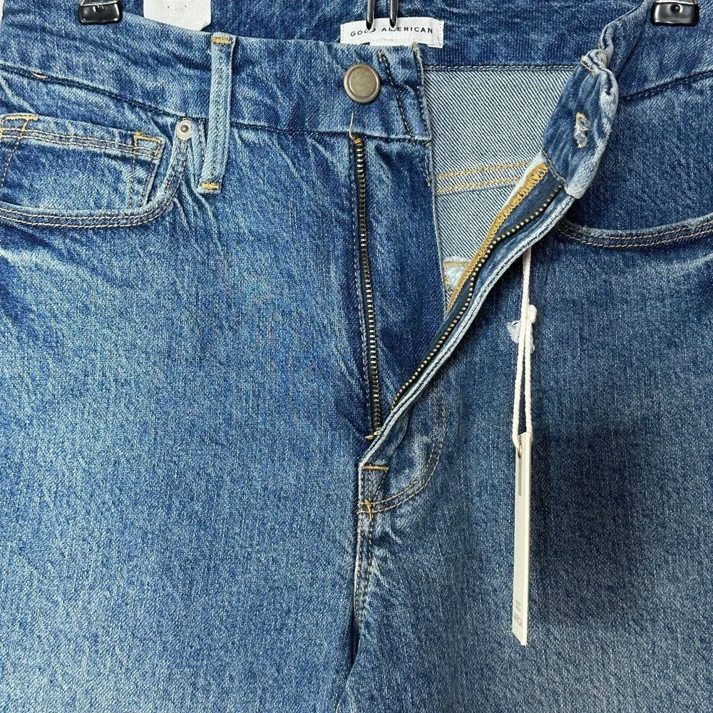 Good American Good Classic Jeans High Rise Skinnyish Fit Women’s 4/27 Blue NWT - Picture 7 of 12